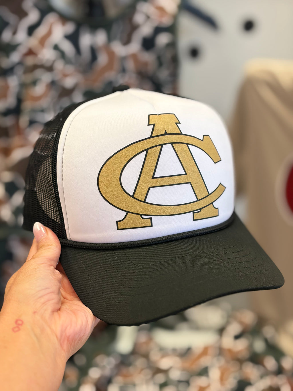 CA Black/Gold Trucket Hat