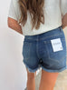 Firefly Night Denim Shorts - Dark