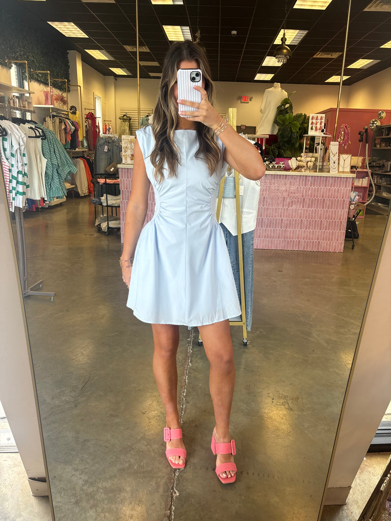 This One's For The Girls Dress - Powder Blue