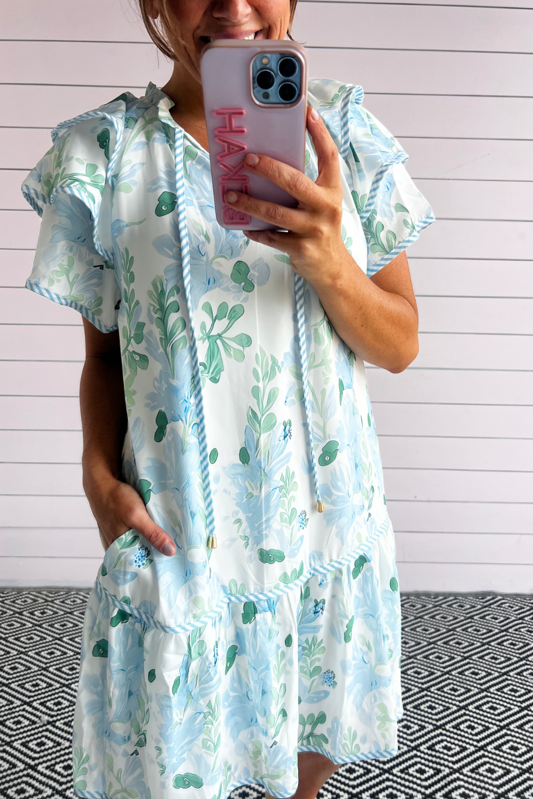By My Side Dress- Blue