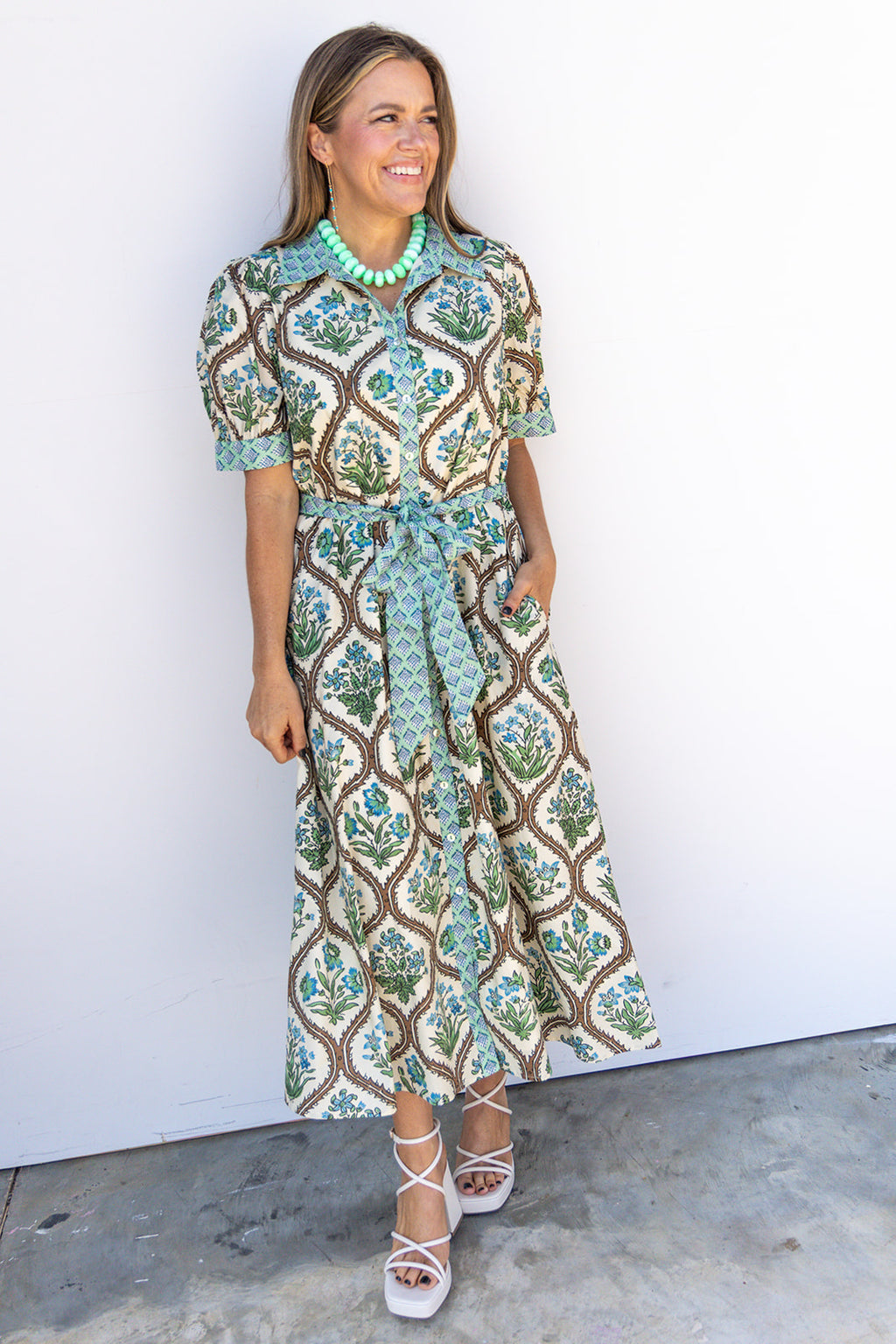 Botanical Beauty Midi Dress