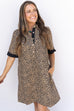Here Kitty Kitty Dress - Brown