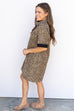 Here Kitty Kitty Dress - Brown