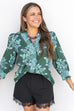Enchanted Florals Top - Green