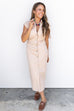 Saturday Tailgating Midi Dress - Khaki