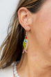 Gone Fishin Beaded Earrings