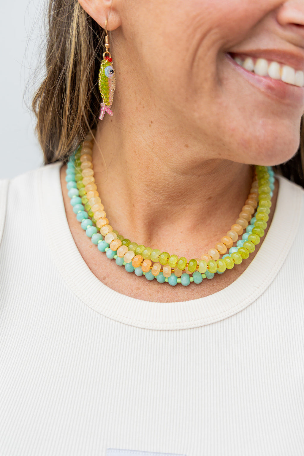Color Block Babe Necklace
