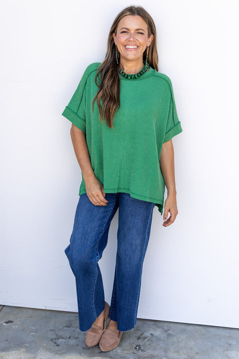 Hit a Cord Short Sleeve - Dark Green