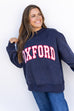 Polka Dot Mockneck sweatshirt - Navy PRE ORDER
