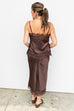 The Carrie Midi Skirt - Brown