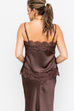 The Carrie Midi Skirt - Brown