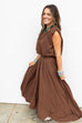 The Rowan Maxi Skirt - Brown