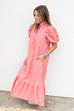 Lemon Drop Lane Maxi - Coral
