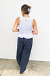 The Wren Top - Light Blue