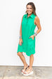 Rolling Green Dress - Green