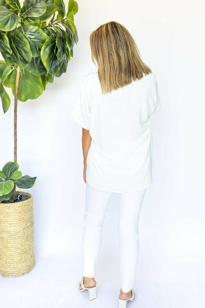 Living Lovely Blouse - White