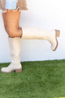 Charolette Riding Boot - Ivory