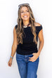 Harvest Hottie Sweater Tank - Black