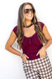Tinley Henley - Maroon