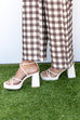 Barely Blushing Platform heel - Nude
