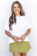 Keep On Moving Tee - White