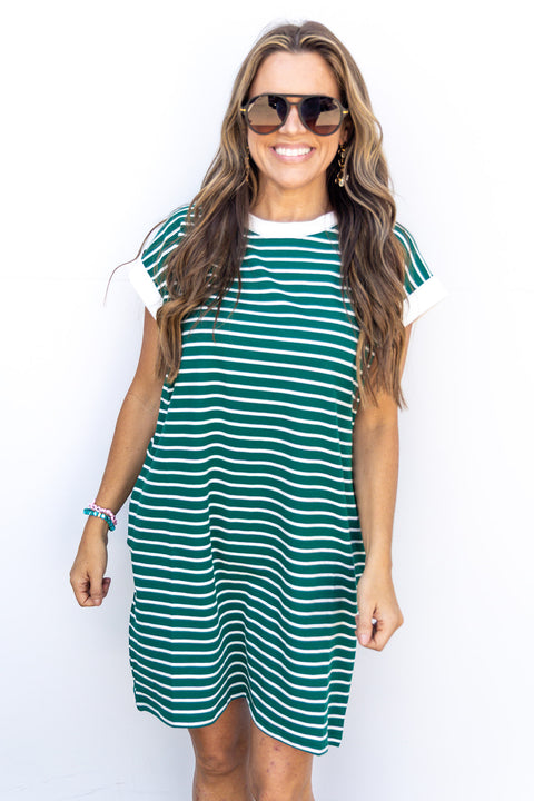 Change My Mind Dress - Hunter Green