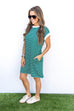 Change My Mind Dress - Hunter Green