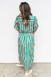 Allison Midi Dress - Green