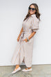 The Kennedy Dress - Sand