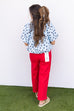 Fins Up Blouse - Navy / Blue