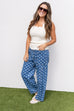 Stay On Trend Pants - Denim Blue
