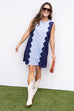 Bleeding Love Mini Dress - Blue/Navy