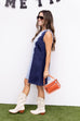 Bleeding Love Mini Dress - Blue/Navy
