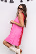 Broken Halo Mini Dress - Red/Pink