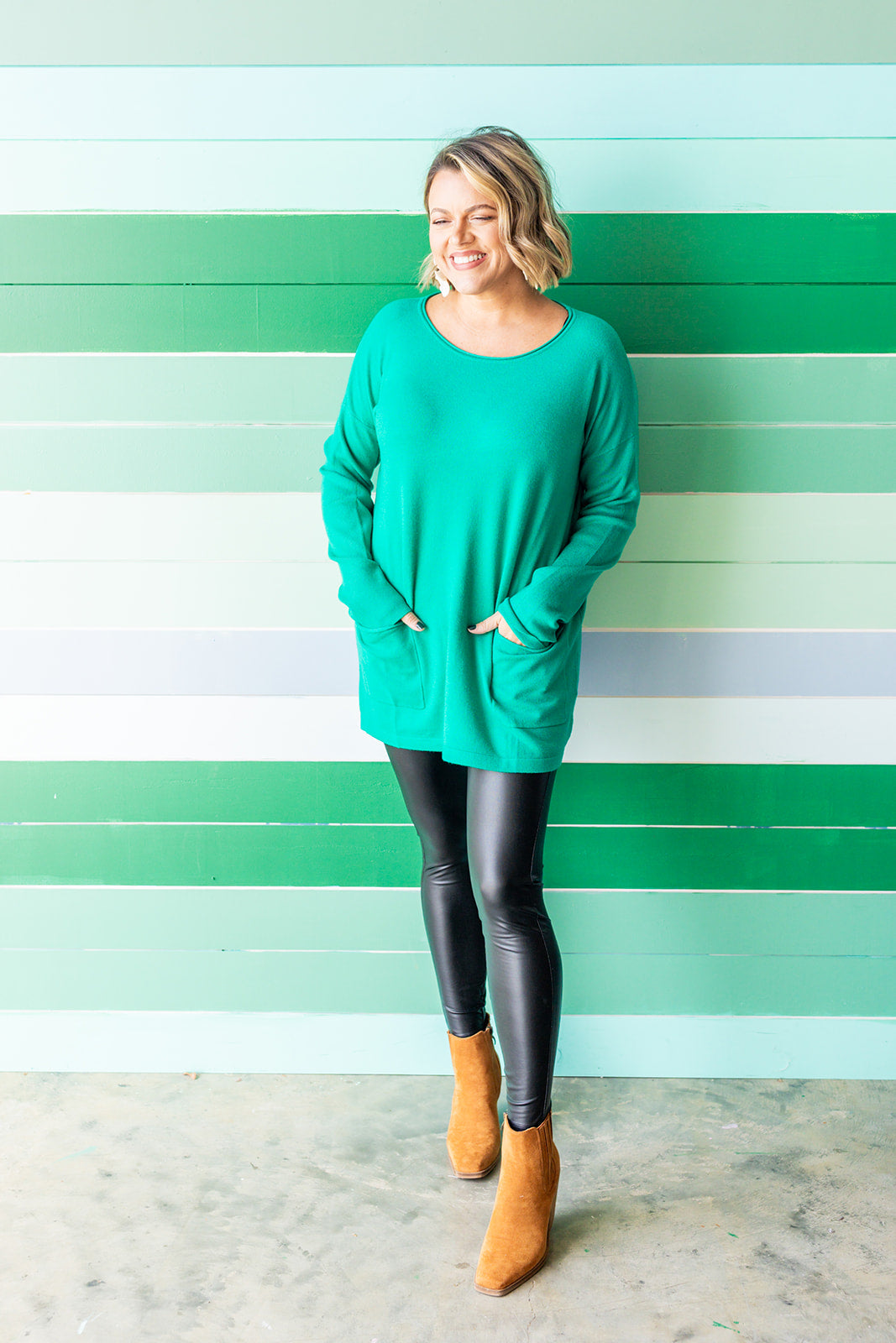 Seeing Stars Sweater - Kelly Green