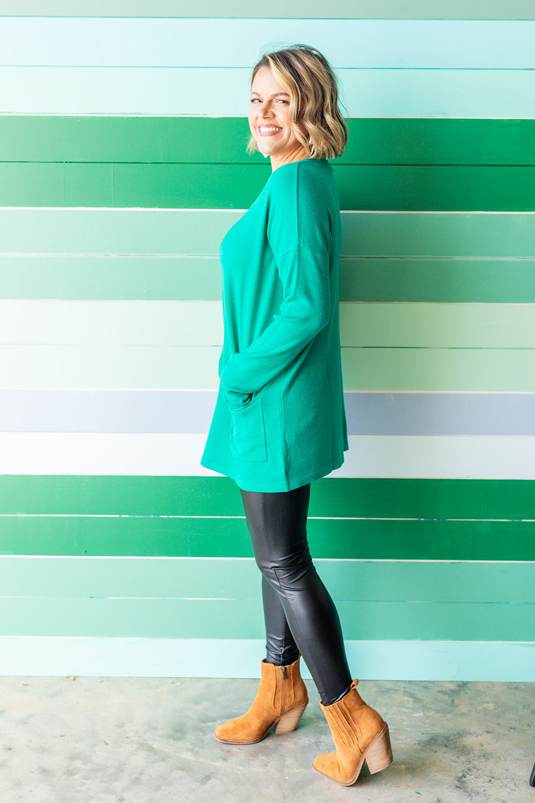 Seeing Stars Sweater - Kelly Green