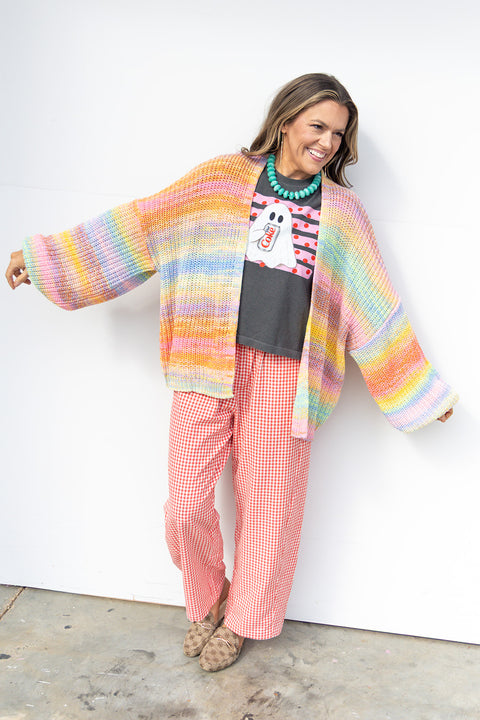 Neon Sunset Cardigan