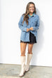 Fall Festival Shacket - Denim