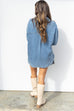 Fall Festival Shacket - Denim