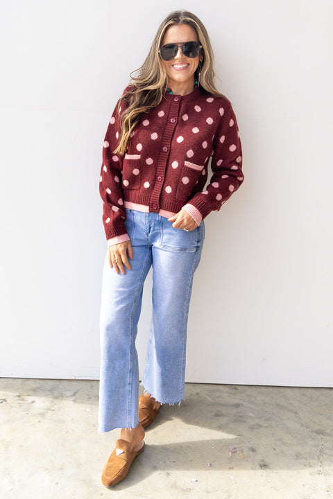 Fall Gamedays Sweater  - Burgundy