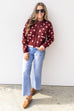 Fall Gamedays Sweater  - Burgundy