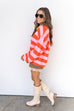 Sunshine on my mind Sweater- Orange/Pink
