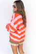 Sunshine on my mind Sweater- Orange/Pink