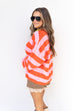 Sunshine on my mind Sweater- Orange/Pink