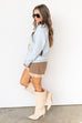 Teddy Sweater - Baby Blue