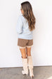 Teddy Sweater - Baby Blue
