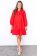 Halftime Hotty Dress - Red
