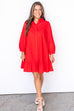 Halftime Hotty Dress - Red
