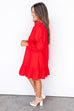 Halftime Hotty Dress - Red