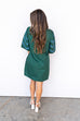 Autumn Vibes Dress - Hunter Green